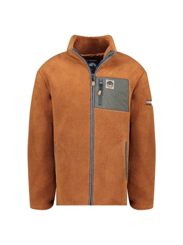 Geographical Norway Kurtka polarowa "Urock" w kolorze karmelowym