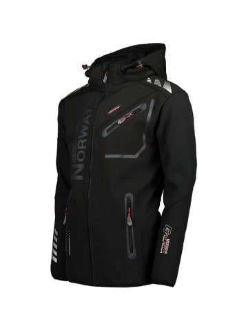 Geographical Norway Softshelljacke "Royaute" in Schwarz