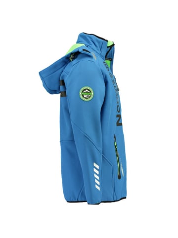 Geographical Norway Softshelljas "Royaute" blauw
