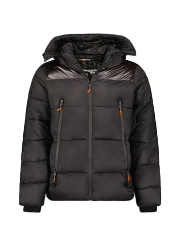 Geographical Norway Kurtka pikowana "Bayou" w kolorze czarnym