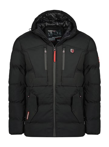 Geographical Norway Doorgestikte jas "Cachot" zwart