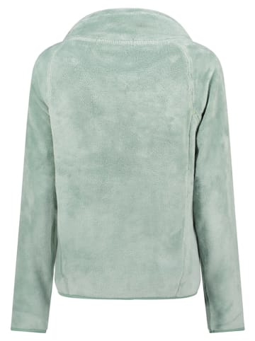 Geographical Norway Kurtka polarowa "Upaline" w kolorze zielonym