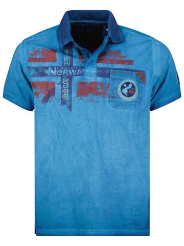 Geographical Norway Poloshirt "Kamo" in Blau