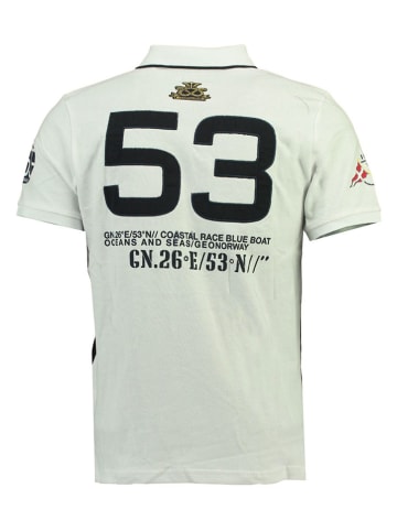 Geographical Norway Poloshirt "Kassovitz" in Schwarz/ Weiß