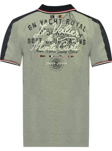 Geographical Norway Koszulka polo w kolorze szarym