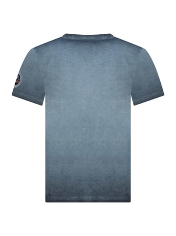 Geographical Norway Shirt "Jelegant" in Dunkelblau