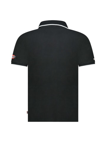 Geographical Norway Poloshirt "Kara" in Schwarz