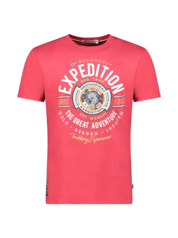 Geographical Norway Shirt "Jaldemar" rood