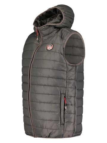 Geographical Norway Kamizelka pikowana "Vamigo" w kolorze szarym