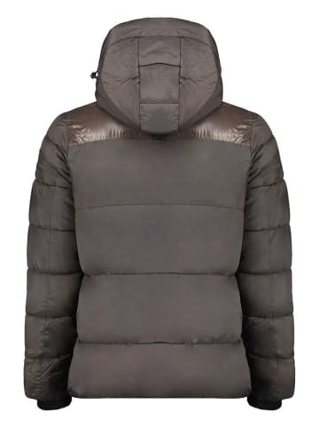 Geographical Norway Doorgestikte jas "Bayou" antraciet