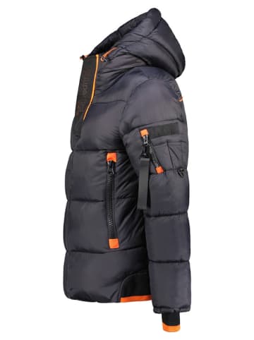 Geographical Norway Kurtka pikowana "Calix" w kolorze antracytowym