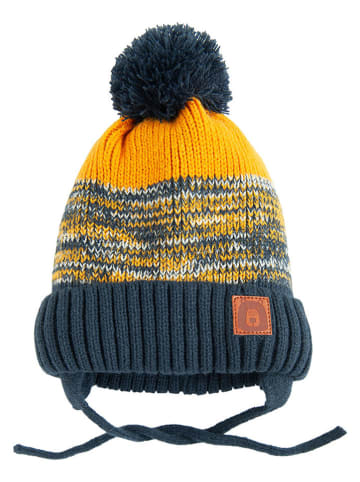 COOL CLUB Czapka w kolorze granatowo-pomarańczowym