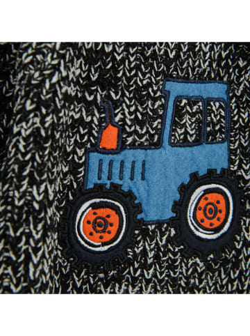 COOL CLUB Pullover in Schwarz/ Weiß/ Blau