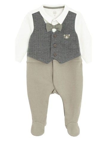 COOL CLUB Śpioszki w kolorze kremowo-oliwkowym