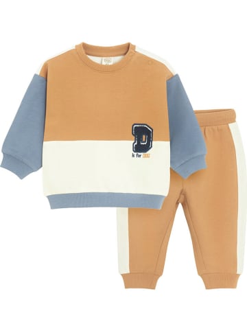 COOL CLUB 2-delige outfit beige/crème