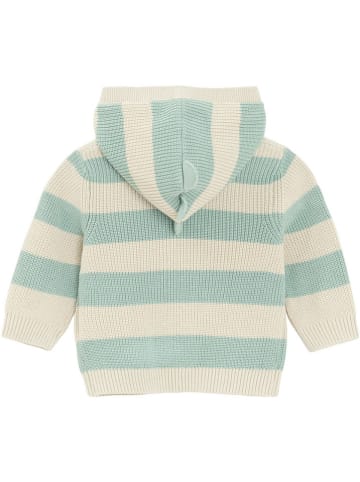 COOL CLUB Kardigan w kolorze turkusowo-beżowym