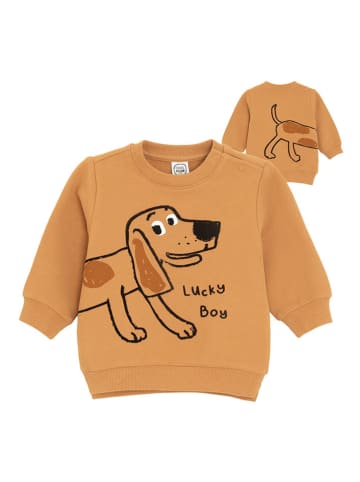 COOL CLUB Sweatshirt in Hellbraun