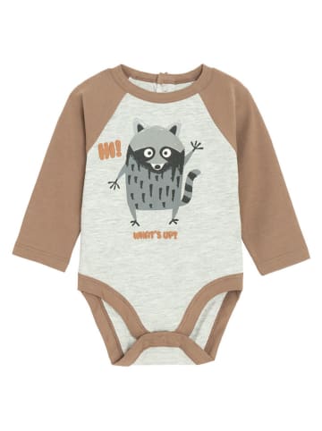 COOL CLUB 2er-Set: Bodys in Hellbraun/ Blau