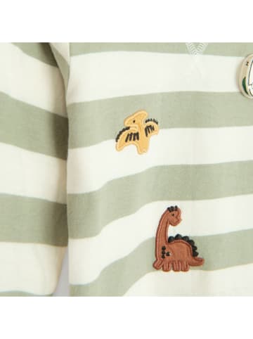 COOL CLUB Koszulka w kolorze oliwkowo-kremowym