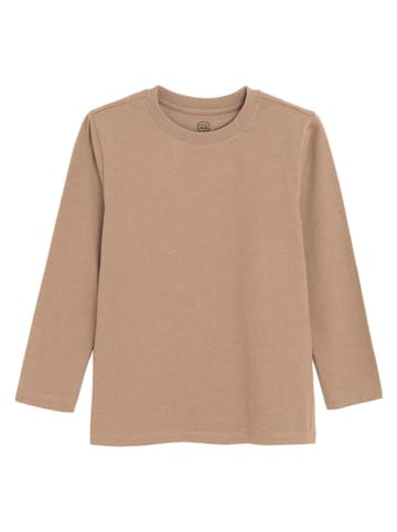 COOL CLUB 3-delige set: longsleeves turquoise/crème/lichtbruin