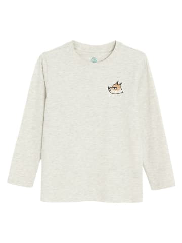 COOL CLUB 3-delige set: longsleeves turquoise/crème/lichtbruin