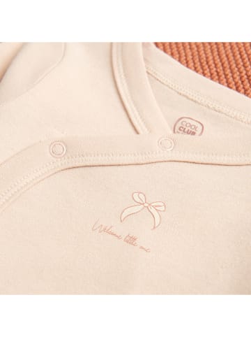 COOL CLUB Body (2 szt.) w kolorze jasnoróżowo-białym