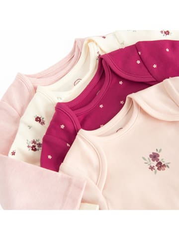 COOL CLUB 4-delige set: rompers roze/lichtroze/crème