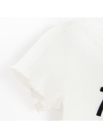 COOL CLUB Sukienka w kolorze biało-antracytowym