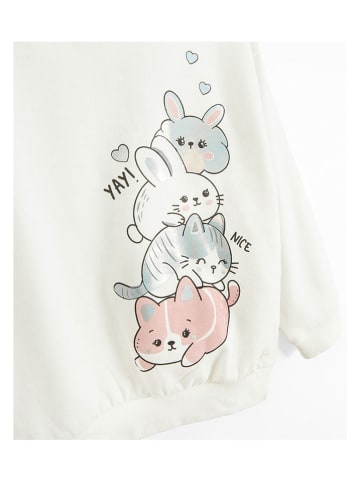 COOL CLUB Bluza w kolorze białym