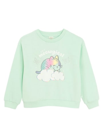 COOL CLUB 2-delige outfit lichtroze/groen