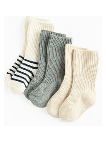 COOL CLUB 3-delige set: sokken grijs/beige/crème