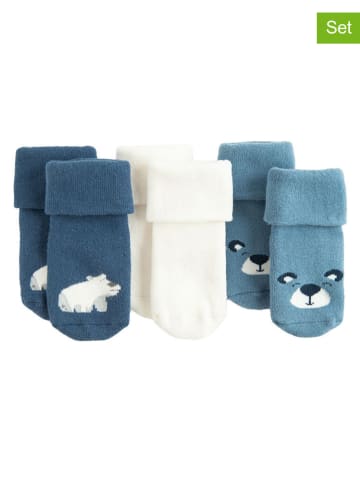 COOL CLUB 3er-Set: Socken in Blau/ Weiß/ Hellblau