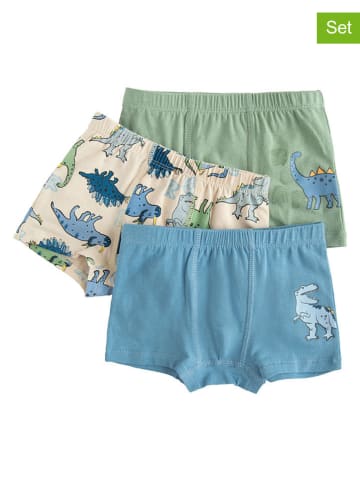 COOL CLUB 3-delige set: boxershorts blauw/groen/beige
