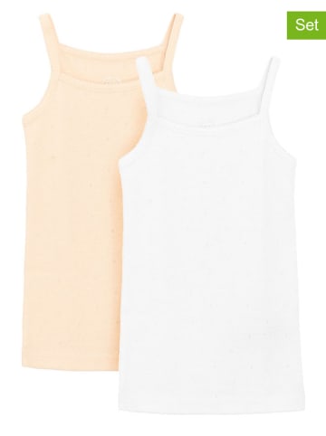 COOL CLUB Podkoszulki (2 szt.) w kolorze pomarańczowym i białym