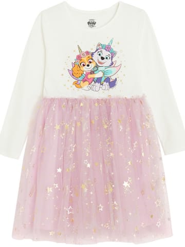 COOL CLUB Kleid in Rosa/ Weiß