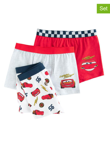 COOL CLUB 3er-Set: Boxershorts in Weiß/ Rot