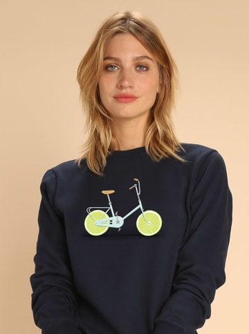 WOOOP Bluza w kolorze granatowym