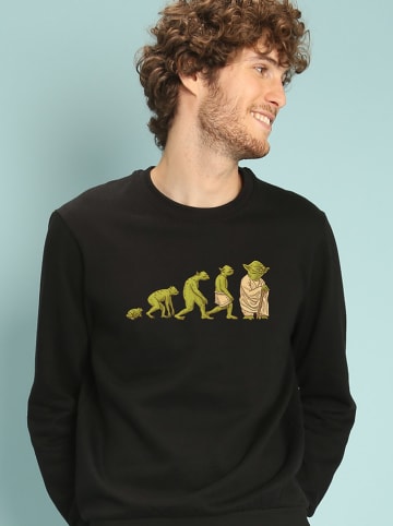 WOOOP Sweatshirt "Yodalution" in Schwarz