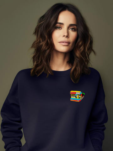 WOOOP Sweatshirt in Dunkelblau