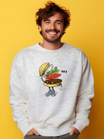 WOOOP Bluza w kolorze szarym