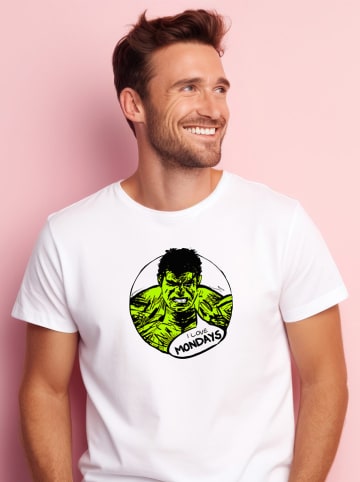WOOOP Shirt "Hulk" in Weiß