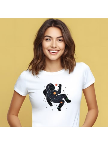 WOOOP Shirt "Inner space" in Weiß