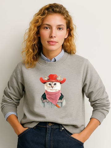 WOOOP Sweatshirt in Grau