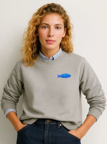 WOOOP Sweatshirt in Grau