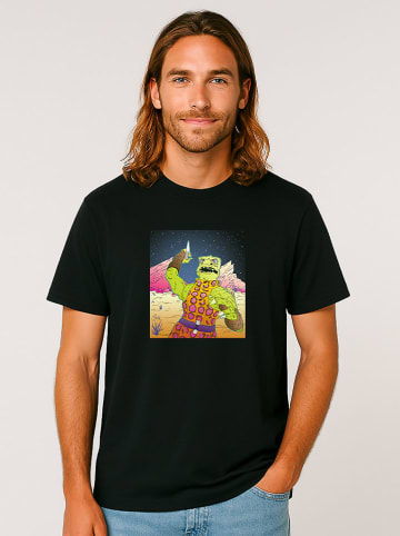 WOOOP Shirt "Reptilian Warrior" in Schwarz