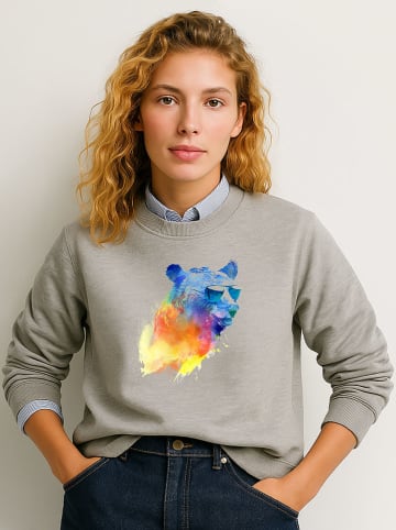 WOOOP Sweatshirt "Sunny Bear" grijs