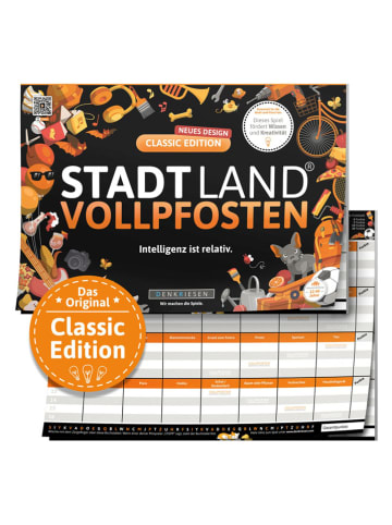 DENKRIESEN Spiel "Stadt Land Vollpfosten® Classic" - ab 12 Jahren