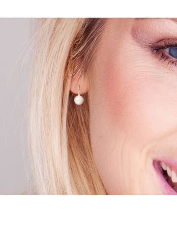 Pearline Gold-Ohrringe mit Perlen