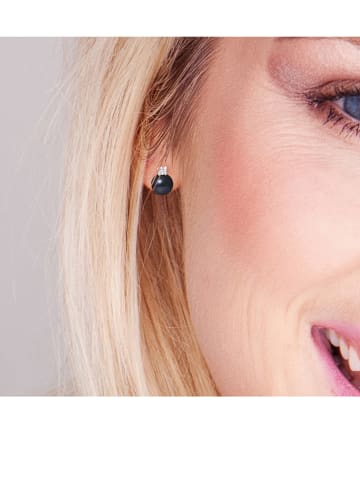 Pearline Zilveren oorstekers met parels