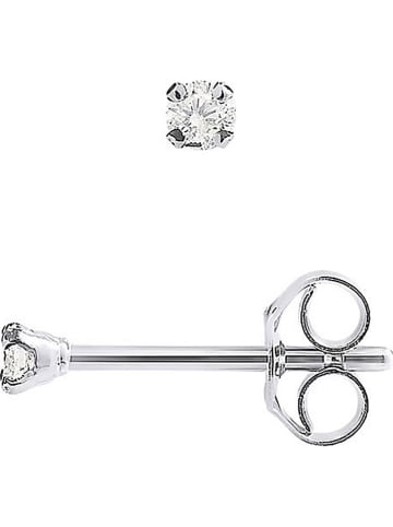 DYAMANT Weißgold-Ohrstecker mit Diamanten